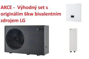 Tepelné čerpadlo 16 kW LG Monoblok R290 3f s bivalentním zdrojem